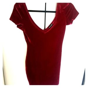 Red Velvet dress